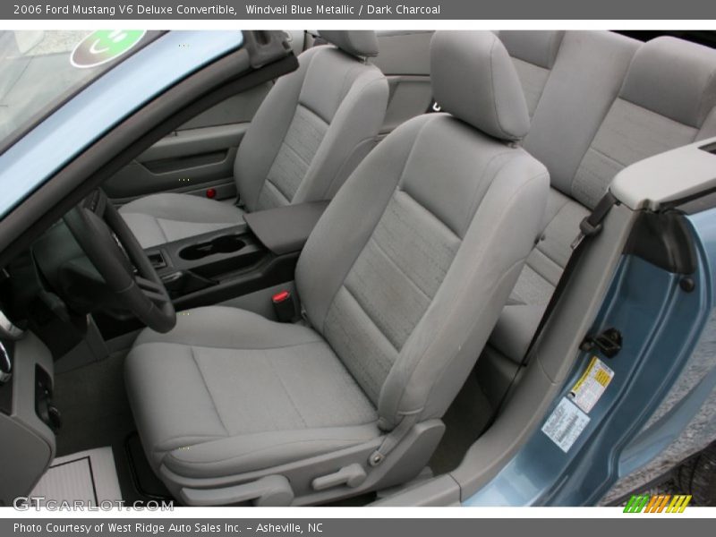 Windveil Blue Metallic / Dark Charcoal 2006 Ford Mustang V6 Deluxe Convertible