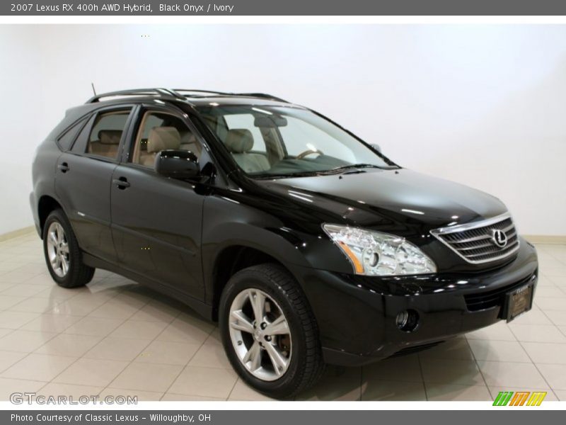 Black Onyx / Ivory 2007 Lexus RX 400h AWD Hybrid
