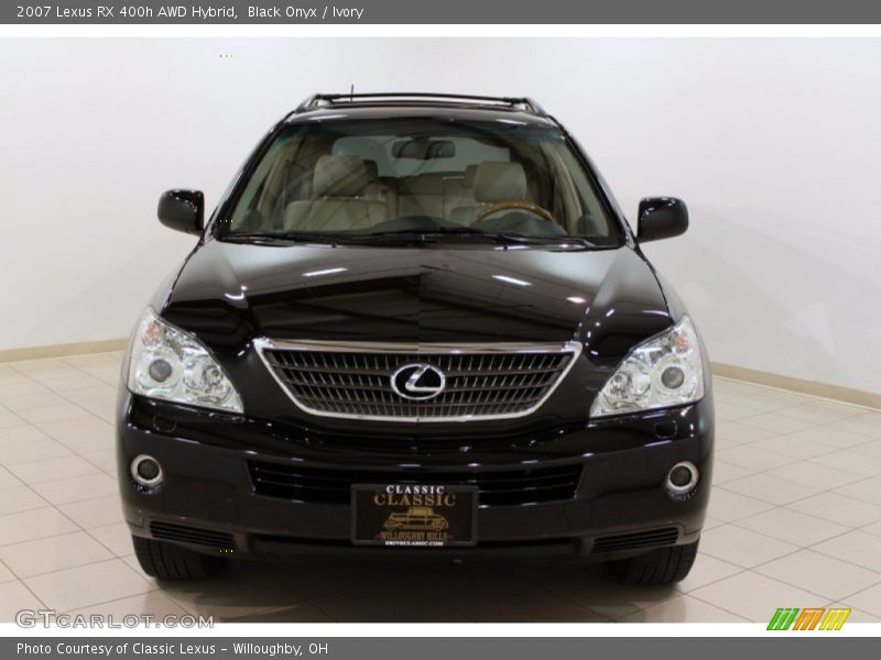 Black Onyx / Ivory 2007 Lexus RX 400h AWD Hybrid