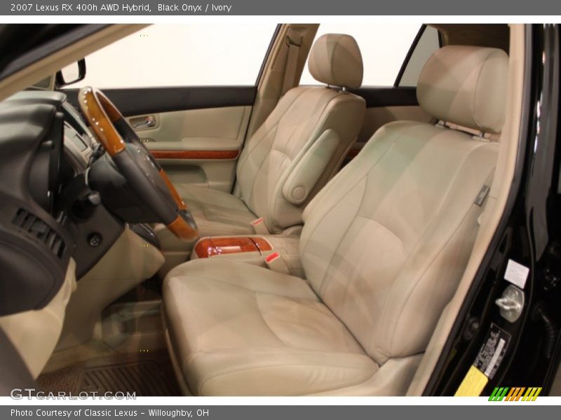 Black Onyx / Ivory 2007 Lexus RX 400h AWD Hybrid