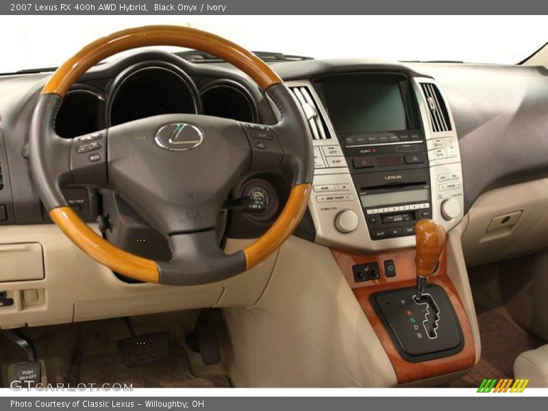 Black Onyx / Ivory 2007 Lexus RX 400h AWD Hybrid