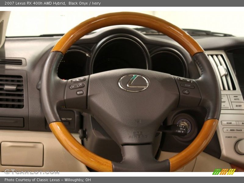 Black Onyx / Ivory 2007 Lexus RX 400h AWD Hybrid