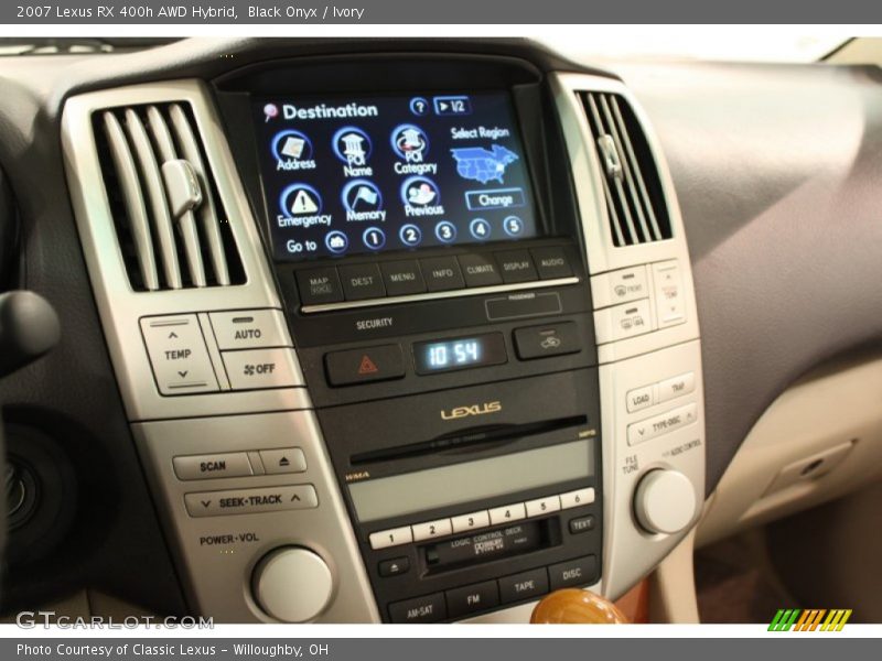 Black Onyx / Ivory 2007 Lexus RX 400h AWD Hybrid