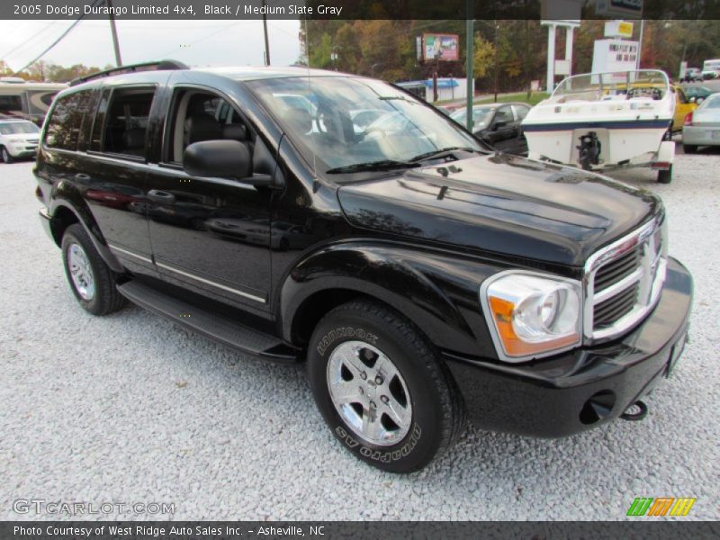 Black / Medium Slate Gray 2005 Dodge Durango Limited 4x4