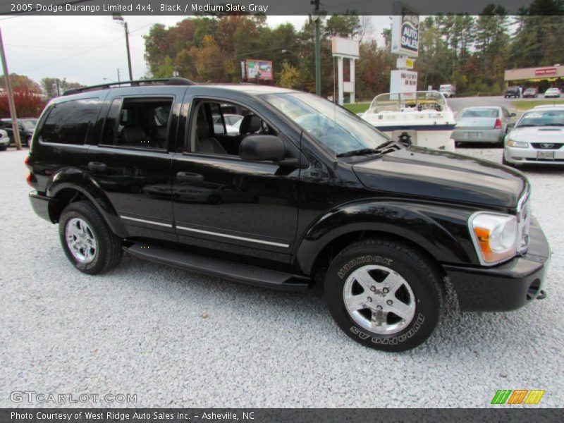 Black / Medium Slate Gray 2005 Dodge Durango Limited 4x4