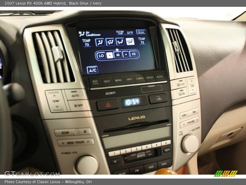 Black Onyx / Ivory 2007 Lexus RX 400h AWD Hybrid