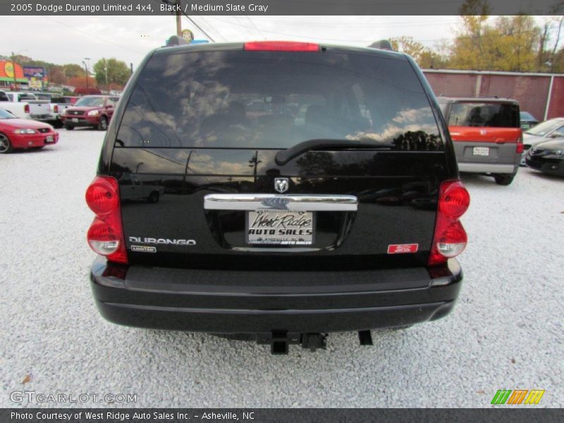 Black / Medium Slate Gray 2005 Dodge Durango Limited 4x4