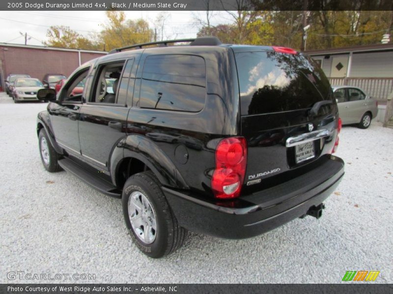 Black / Medium Slate Gray 2005 Dodge Durango Limited 4x4