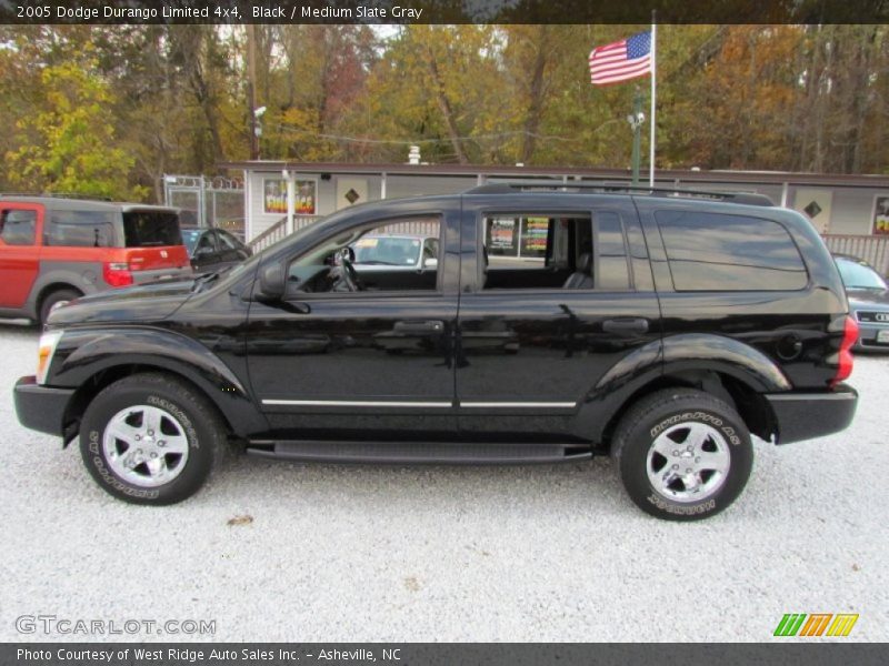 Black / Medium Slate Gray 2005 Dodge Durango Limited 4x4