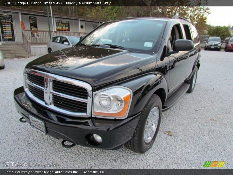 Black / Medium Slate Gray 2005 Dodge Durango Limited 4x4
