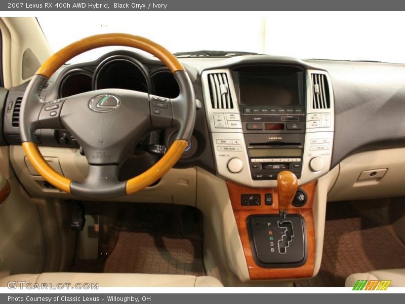 Black Onyx / Ivory 2007 Lexus RX 400h AWD Hybrid