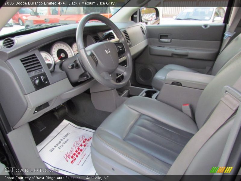 Black / Medium Slate Gray 2005 Dodge Durango Limited 4x4
