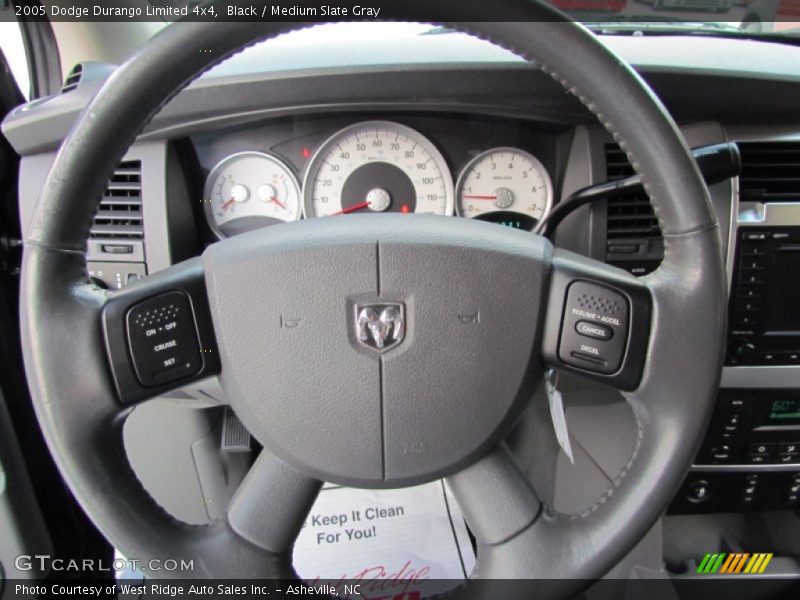 Black / Medium Slate Gray 2005 Dodge Durango Limited 4x4