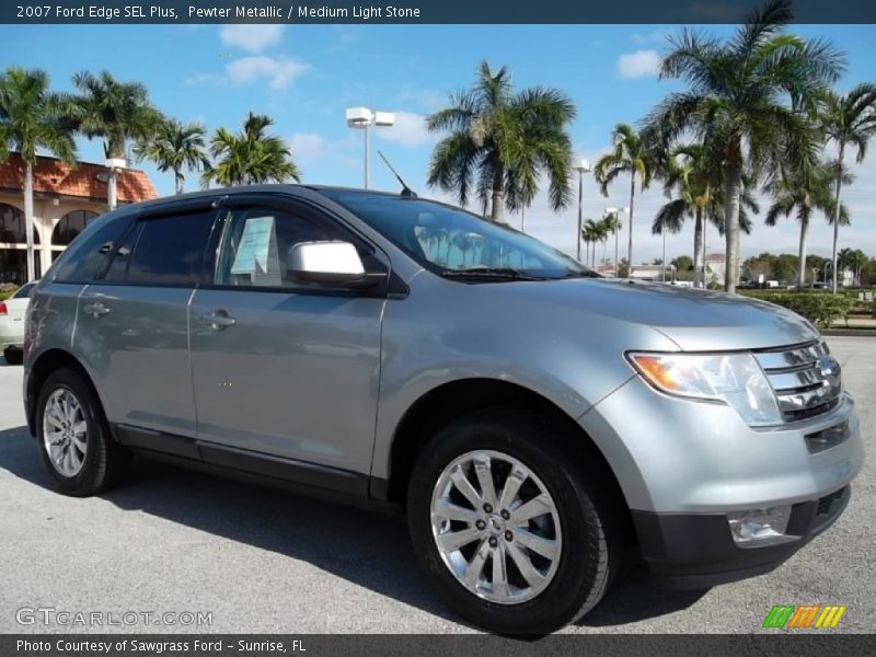 Pewter Metallic / Medium Light Stone 2007 Ford Edge SEL Plus