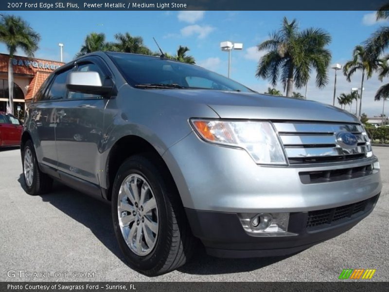 Pewter Metallic / Medium Light Stone 2007 Ford Edge SEL Plus