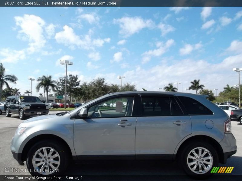 Pewter Metallic / Medium Light Stone 2007 Ford Edge SEL Plus