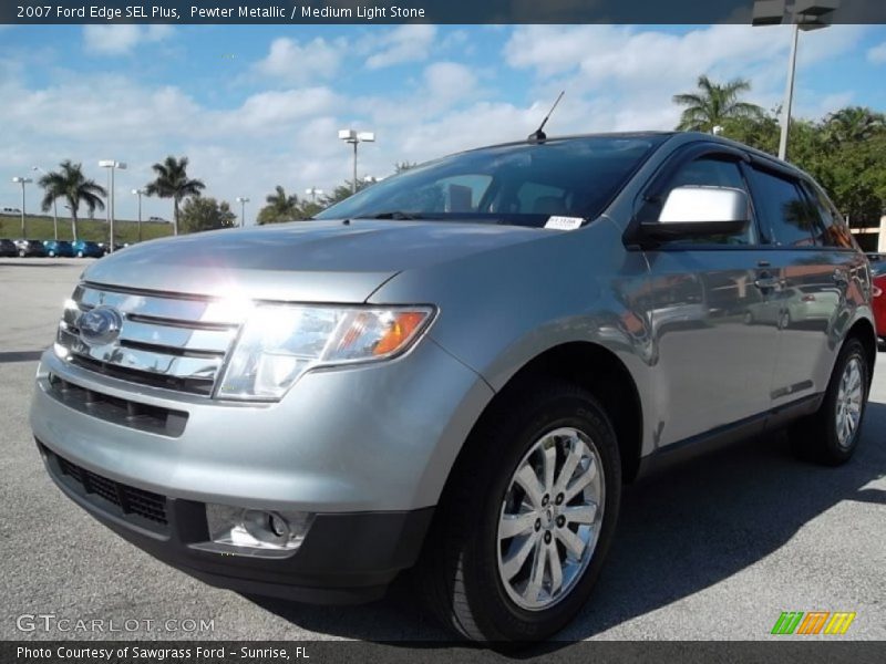 Pewter Metallic / Medium Light Stone 2007 Ford Edge SEL Plus