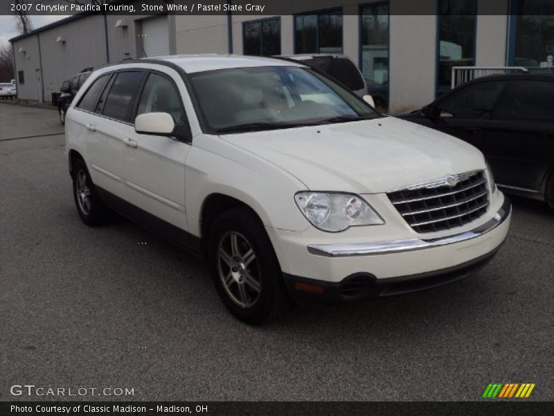 Stone White / Pastel Slate Gray 2007 Chrysler Pacifica Touring