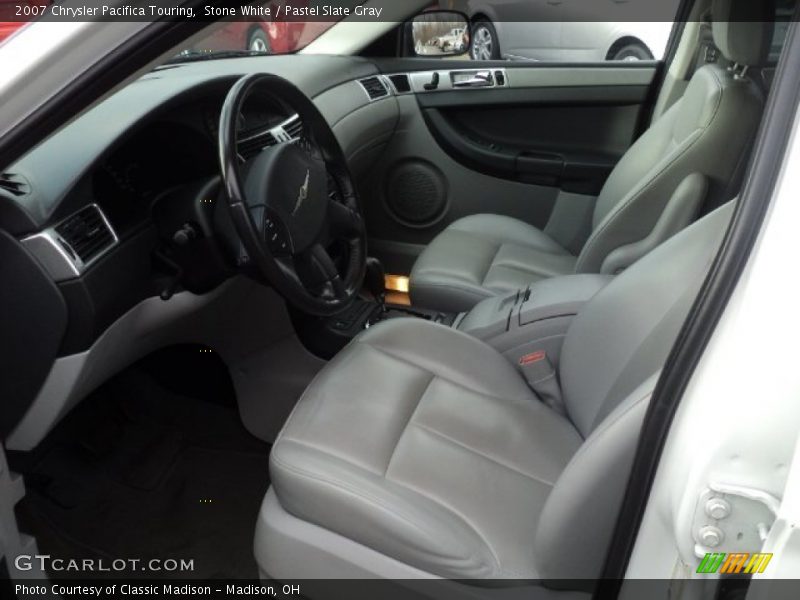 Stone White / Pastel Slate Gray 2007 Chrysler Pacifica Touring