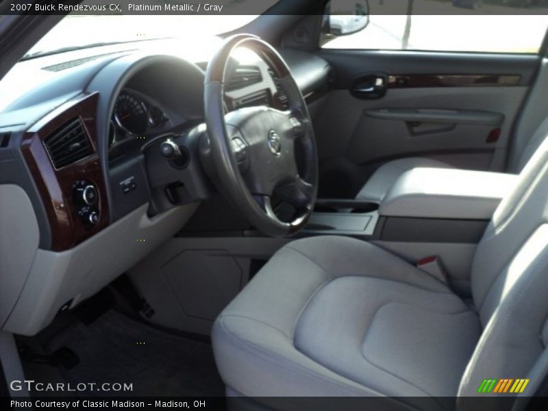 Platinum Metallic / Gray 2007 Buick Rendezvous CX