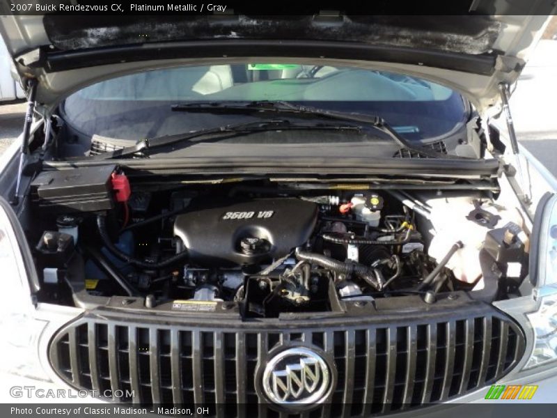 Platinum Metallic / Gray 2007 Buick Rendezvous CX