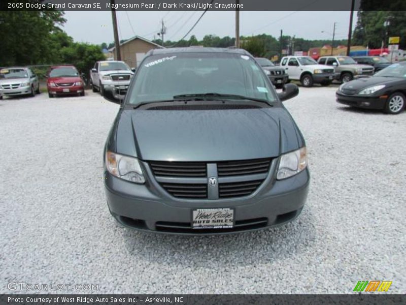 Magnesium Pearl / Dark Khaki/Light Graystone 2005 Dodge Grand Caravan SE