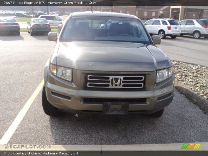 Aberdeen Green Metallic / Gray 2007 Honda Ridgeline RTS