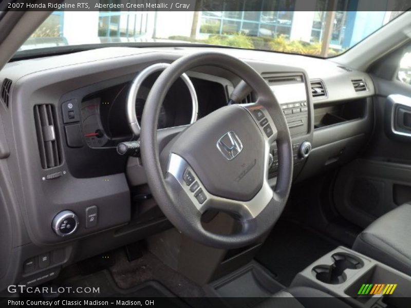 Aberdeen Green Metallic / Gray 2007 Honda Ridgeline RTS