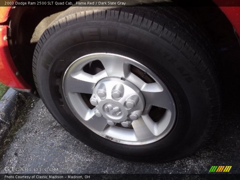 Flame Red / Dark Slate Gray 2003 Dodge Ram 2500 SLT Quad Cab