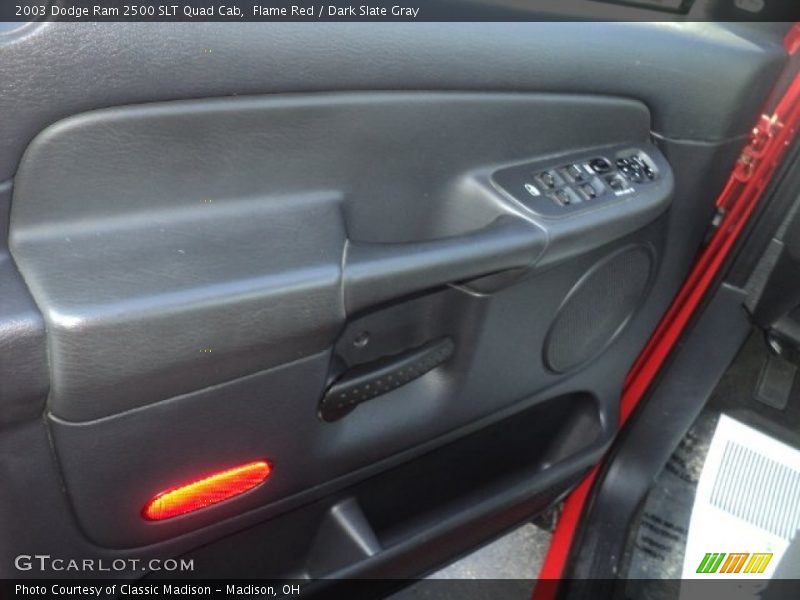 Flame Red / Dark Slate Gray 2003 Dodge Ram 2500 SLT Quad Cab
