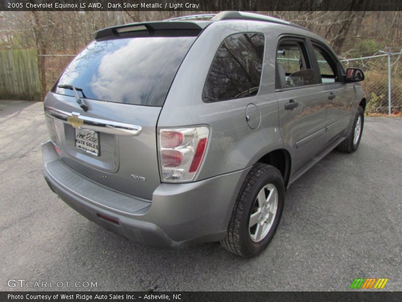 Dark Silver Metallic / Light Gray 2005 Chevrolet Equinox LS AWD