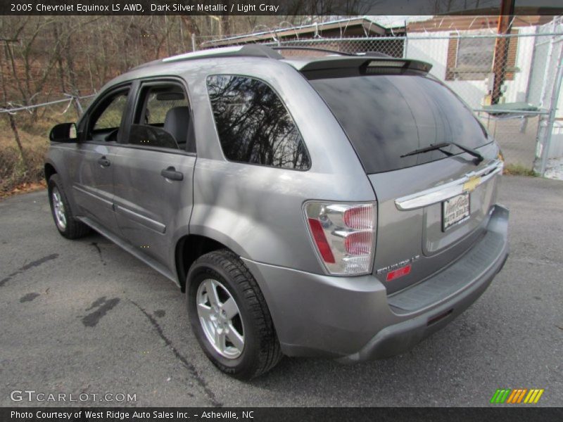 Dark Silver Metallic / Light Gray 2005 Chevrolet Equinox LS AWD