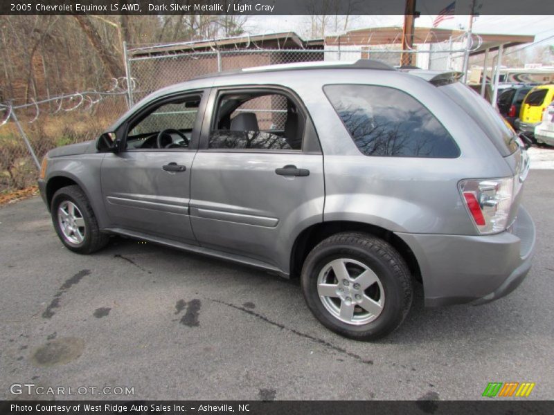 Dark Silver Metallic / Light Gray 2005 Chevrolet Equinox LS AWD