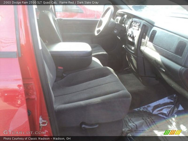 Flame Red / Dark Slate Gray 2003 Dodge Ram 2500 SLT Quad Cab