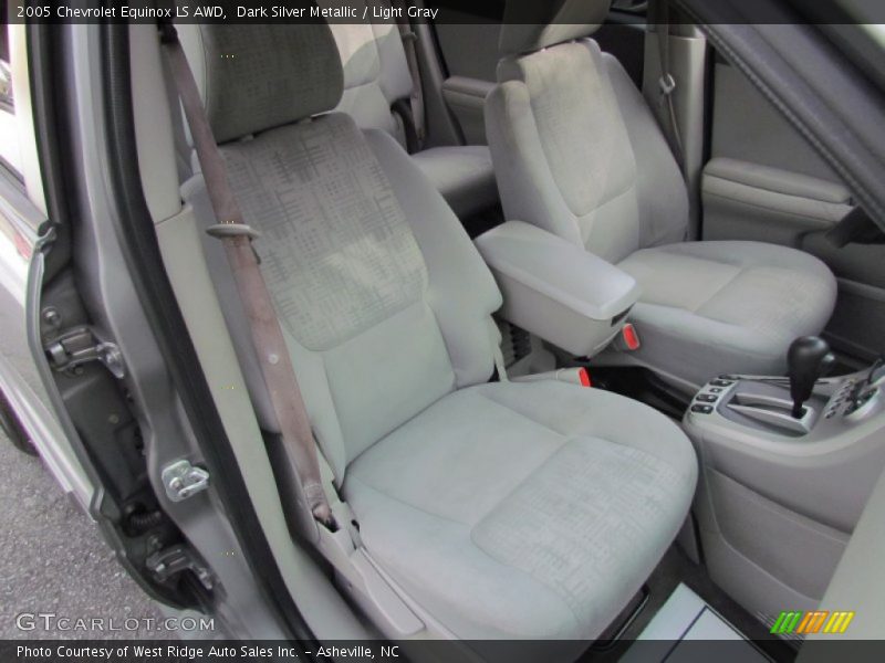 Dark Silver Metallic / Light Gray 2005 Chevrolet Equinox LS AWD