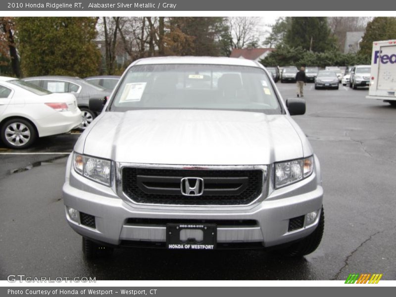 Alabaster Silver Metallic / Gray 2010 Honda Ridgeline RT