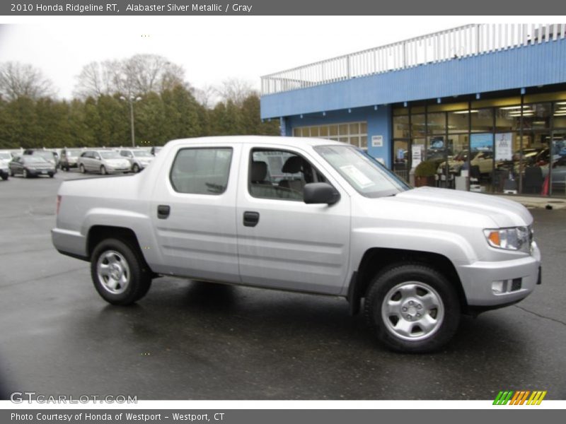 Alabaster Silver Metallic / Gray 2010 Honda Ridgeline RT