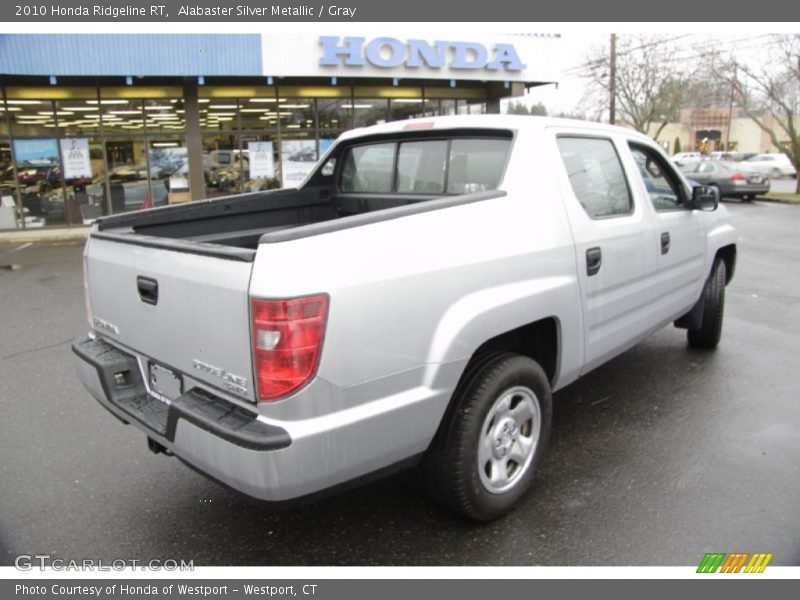 Alabaster Silver Metallic / Gray 2010 Honda Ridgeline RT
