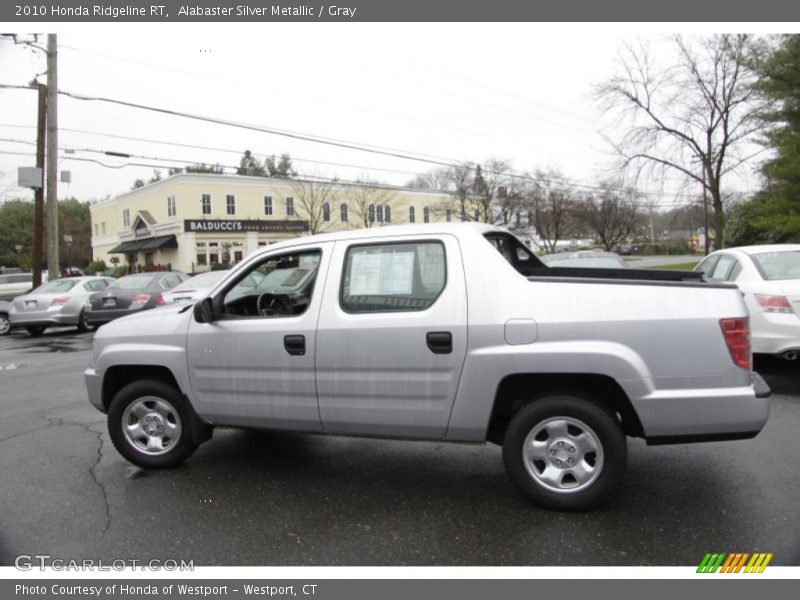 Alabaster Silver Metallic / Gray 2010 Honda Ridgeline RT