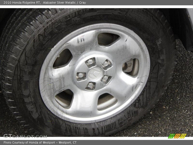 Alabaster Silver Metallic / Gray 2010 Honda Ridgeline RT