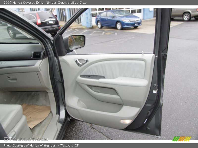 Nimbus Gray Metallic / Gray 2007 Honda Odyssey EX-L