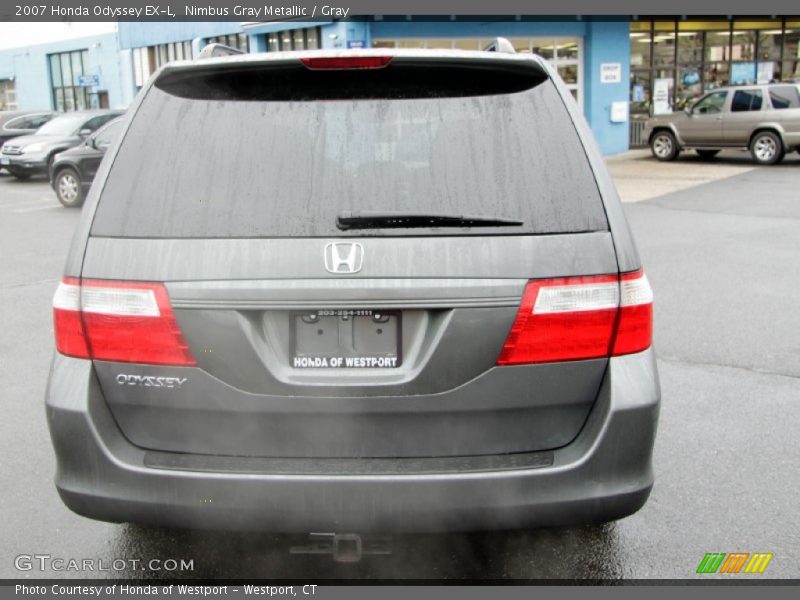 Nimbus Gray Metallic / Gray 2007 Honda Odyssey EX-L