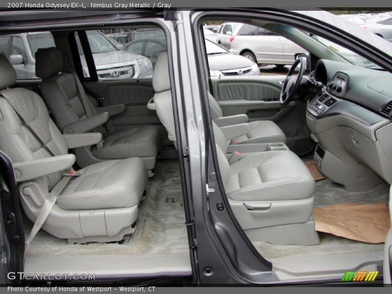 Nimbus Gray Metallic / Gray 2007 Honda Odyssey EX-L