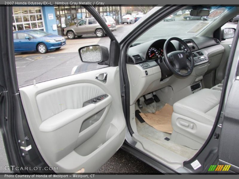 Nimbus Gray Metallic / Gray 2007 Honda Odyssey EX-L