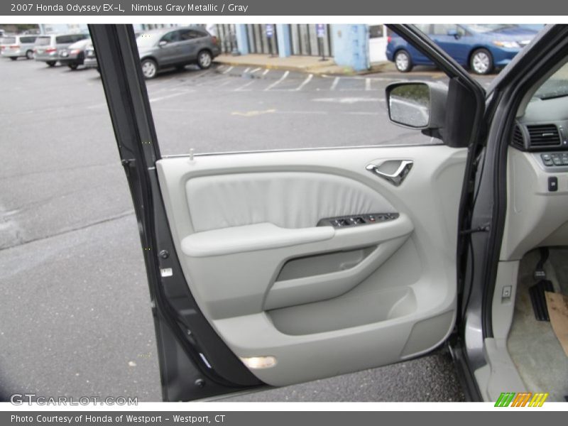 Nimbus Gray Metallic / Gray 2007 Honda Odyssey EX-L