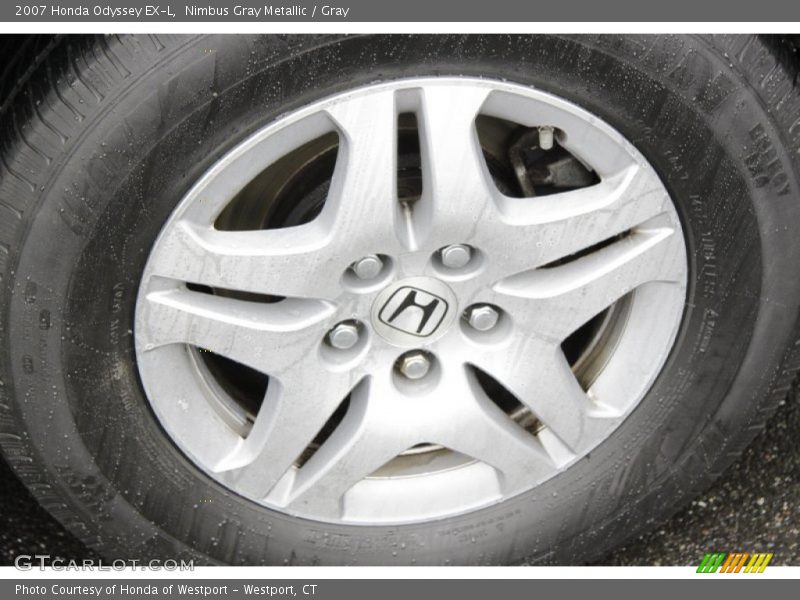 Nimbus Gray Metallic / Gray 2007 Honda Odyssey EX-L