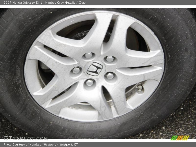 Nimbus Gray Metallic / Gray 2007 Honda Odyssey EX-L