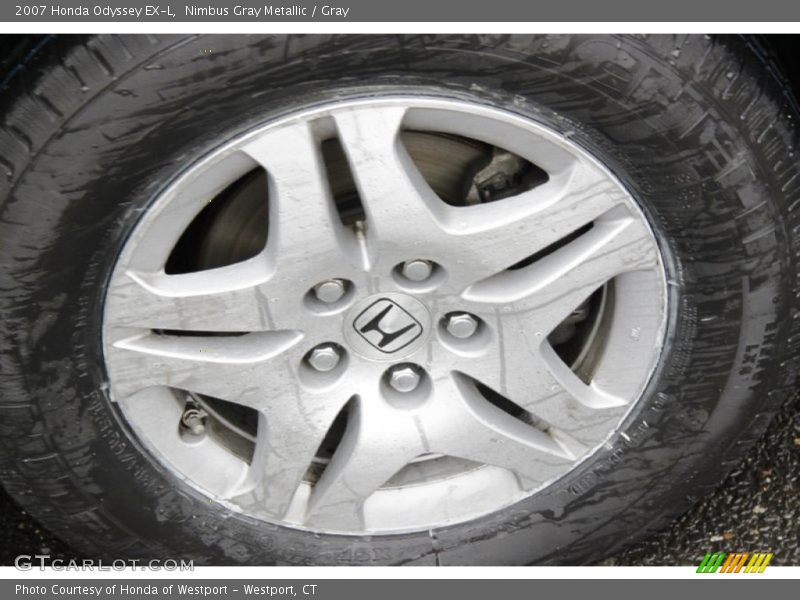 Nimbus Gray Metallic / Gray 2007 Honda Odyssey EX-L
