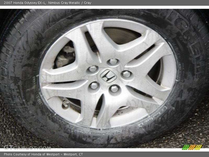 Nimbus Gray Metallic / Gray 2007 Honda Odyssey EX-L