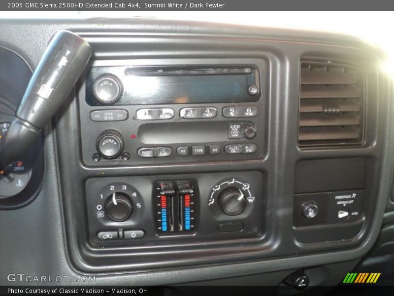 Summit White / Dark Pewter 2005 GMC Sierra 2500HD Extended Cab 4x4